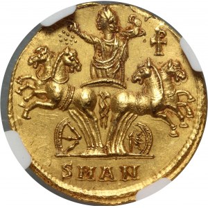 Cesarstwo Rzymskie, Konstancjusz II 337-361, Festaureus, Antiochia, Kwadryga