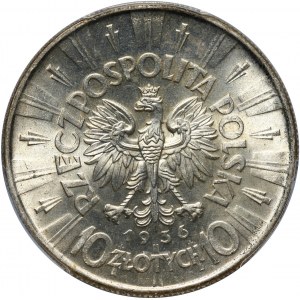 II RP, 10 złotych 1936, Warszawa, Józef Piłsudski