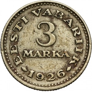 Estonia, 3 Marka 1926