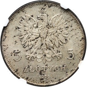 II RP, 5 złotych 1928, Warszawa, Nike