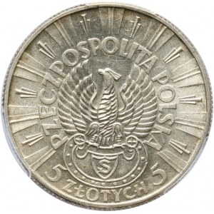 II RP, 5 złotych 1934 S, Warszawa, Józef Piłsudski - Orzeł Strzelecki