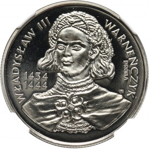 III RP, 10000 złotych 1992, Władysław III Warneńczyk, PRÓBA, nikiel