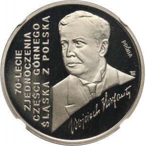 III RP, 100000 złotych 1992, Wojciech Korfanty, PRÓBA, nikiel