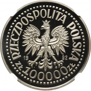 III RP, 100000 złotych 1992, Wojciech Korfanty, PRÓBA, nikiel