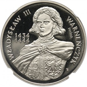 III RP, 200000 złotych 1992, Władysław III Warneńczyk, PRÓBA, nikiel