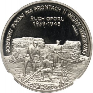 III RP, 200000 złotych 1993, Ruch oporu, PRÓBA, nikiel