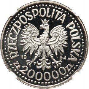 III RP, 200000 złotych 1994, Monte Cassino, PRÓBA, nikiel