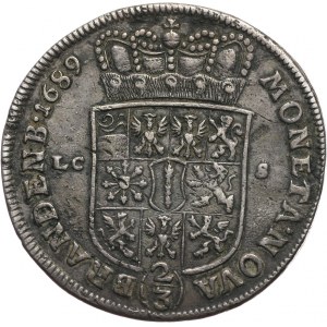 Germany, Prussia (Brandenburg), 2/3 Thaler 1689 ICS, Berlin