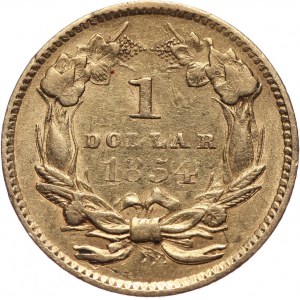 Stany Zjednoczone Ameryki, dolar 1854, Filadelfia