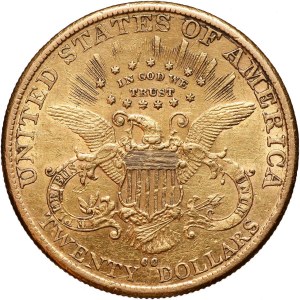 USA, 20 Dollars 1890 CC, Carson City