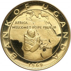 Uganda, 100 Shillings 1969, Paul VI