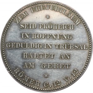 Germany, Prussia, Wilhelm I, medal, commemorating the Golden Wedding anniversary of Wilhelm I and Augusta, ND