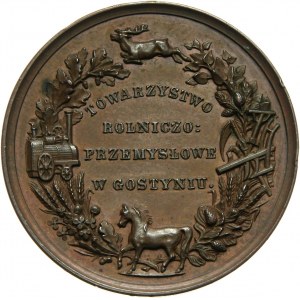 XIX wiek, medal z 1862 roku, Wystawa Rolnicza i Przemysłowa w Gostyniu