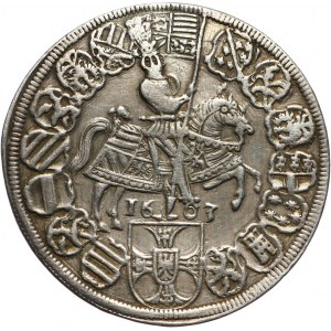 Austria, Zakon Krzyżacki w Mergentheim, Maksymilian I, talar 1603, Hall