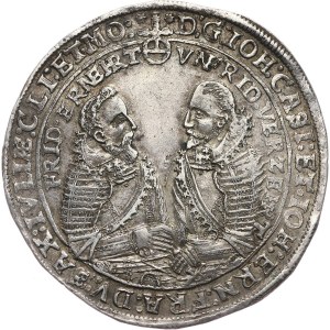 Niemcy, Saksonia-Coburg-Eisenach, Jan Kazimierz i Jan Ernst, talar 1615 WA, Coburg