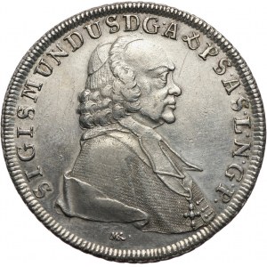 Austria, Salzburg, Sigismund III Schrattenbach, Taler 1760, Salzburg