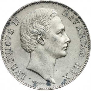 Germany, Bavaria, Ludwig II, Taler 1867, Munich