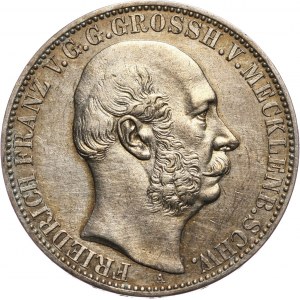 Niemcy, Meklemburgia-Schwerin, Fryderyk Franciszek II, talar 1867 A, Berlin