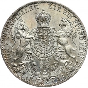 Germany, Hannover, Georg V, Taler 1866 B, Hannover