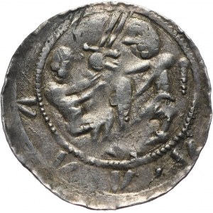 Władysław II Wygnaniec 1138-1146, denar, orzeł chwytający zająca