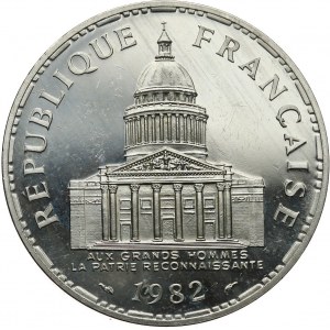 Francja, V Republika, 100 franków 1982, Panteon, PIEFORT