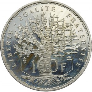 France, V Republic, 100 Francs 1982, Pantheon, Piefort