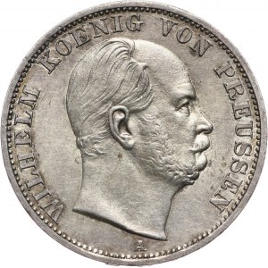 Niemcy, Prusy, Wilhelm I, talar 1866 A, Berlin