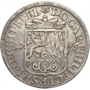 Germany, Pfalz, Karl Philipp, 20 Kreuzer 1736