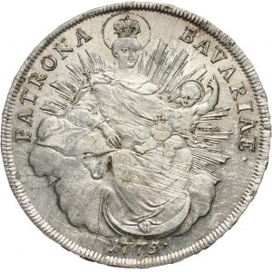 Niemcy, Bawaria, Maksymilian III Józef, talar 1775, Monachium