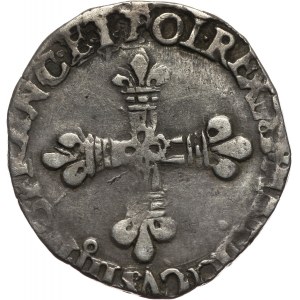 Henryk Walezy, 1/8 ecu 1587, Rennes