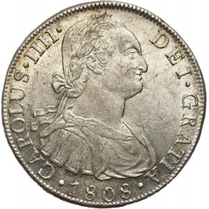 Peru, Charles IV, 8 Reales 1808 LIMAE JP