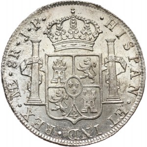 Peru, Charles IV, 8 Reales 1808 LIMAE JP