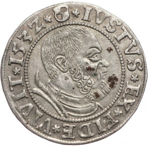 Prusy Książęce, Albert Hohenzollern, grosz 1532, Królewiec