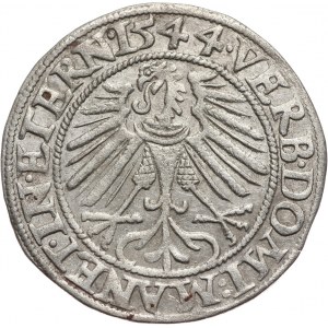Śląsk, Księstwo Legnicko-Brzesko-Wołowskie, Fryderyk II, grosz 1544, Brzeg