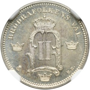 Sweden, Oscar II, 10 ore 1904 EB, proof