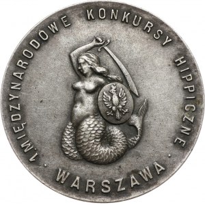 II RP, medal z 1927 roku, 1 Międzynarodowe Konkursy Hippiczne, Warszawa