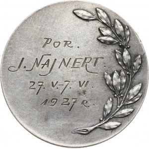 II RP, medal z 1927 roku, 1 Międzynarodowe Konkursy Hippiczne, Warszawa