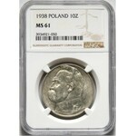 II RP, 10 złotych 1938, Warszawa, Józef Piłsudski