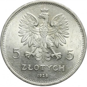 II RP, 5 złotych 1928, Warszawa, Nike