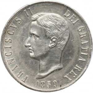 Italy, Naples, Francesco II, 120 Grana 1859