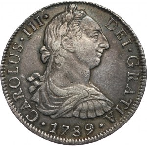 Meksyk, Karol III, 8 reali 1789 Mo-FM