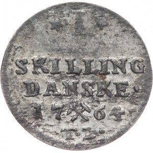 Norway, Frederick V, Skilling 1764 TL