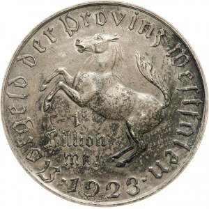 Germany, Westphalia, Billion Mark 1923