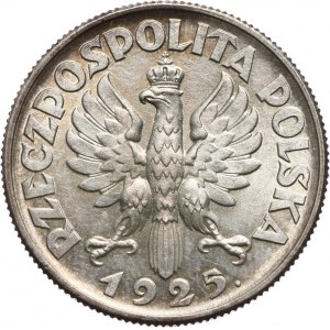 II RP, 2 złote 1925, Londyn, żniwiarka