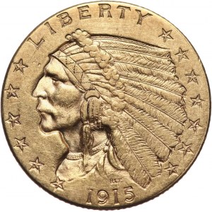 Stany Zjednoczone Ameryki, 2 1/2 dolara 1915, Filadelfia