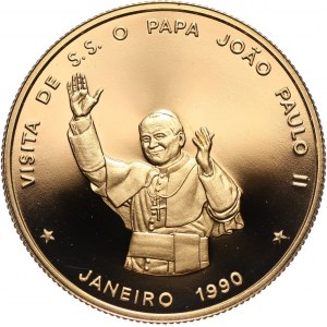 Wyspy Zielonego Przylądka, 100 escudos 1990, Jan Paweł II