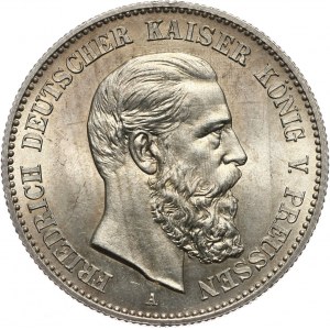 Germany, Prussia, Friedrich III, 2 Mark 1888 A, Berlin