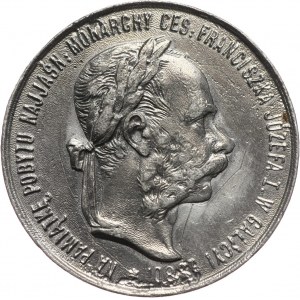 XIX wiek, Franciszek Józef I, medal z 1880 roku na pamiątkę wizyty w Galicji