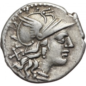 Roman Republic, P. Aelius Paetus, Denar 138 BC, Rome