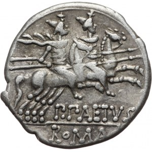 Republika Rzymska, P. Aelius Paetus, denar 138 p. n. e., Rzym